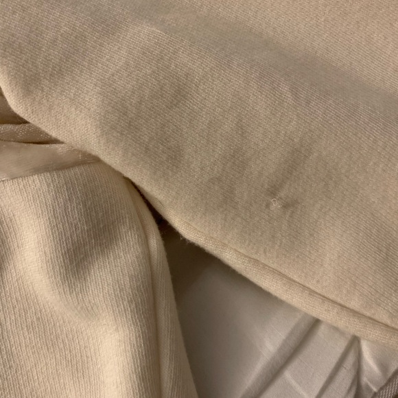 PINK Victoria’s Secret monochrome crop velvet lace up sleeve hoodie sweatshirt - Picture 7 of 10